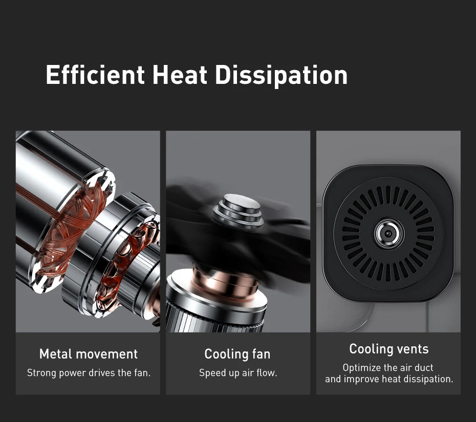 BASEUS Mini Portable Car Tire Inflator Smart Digital Inflatable Pump
