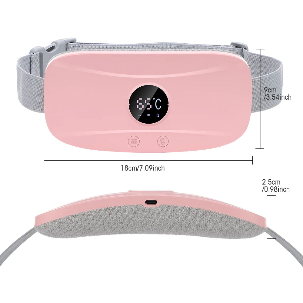 Electric Heating Waist Abdominal Menstrual Massage Belt