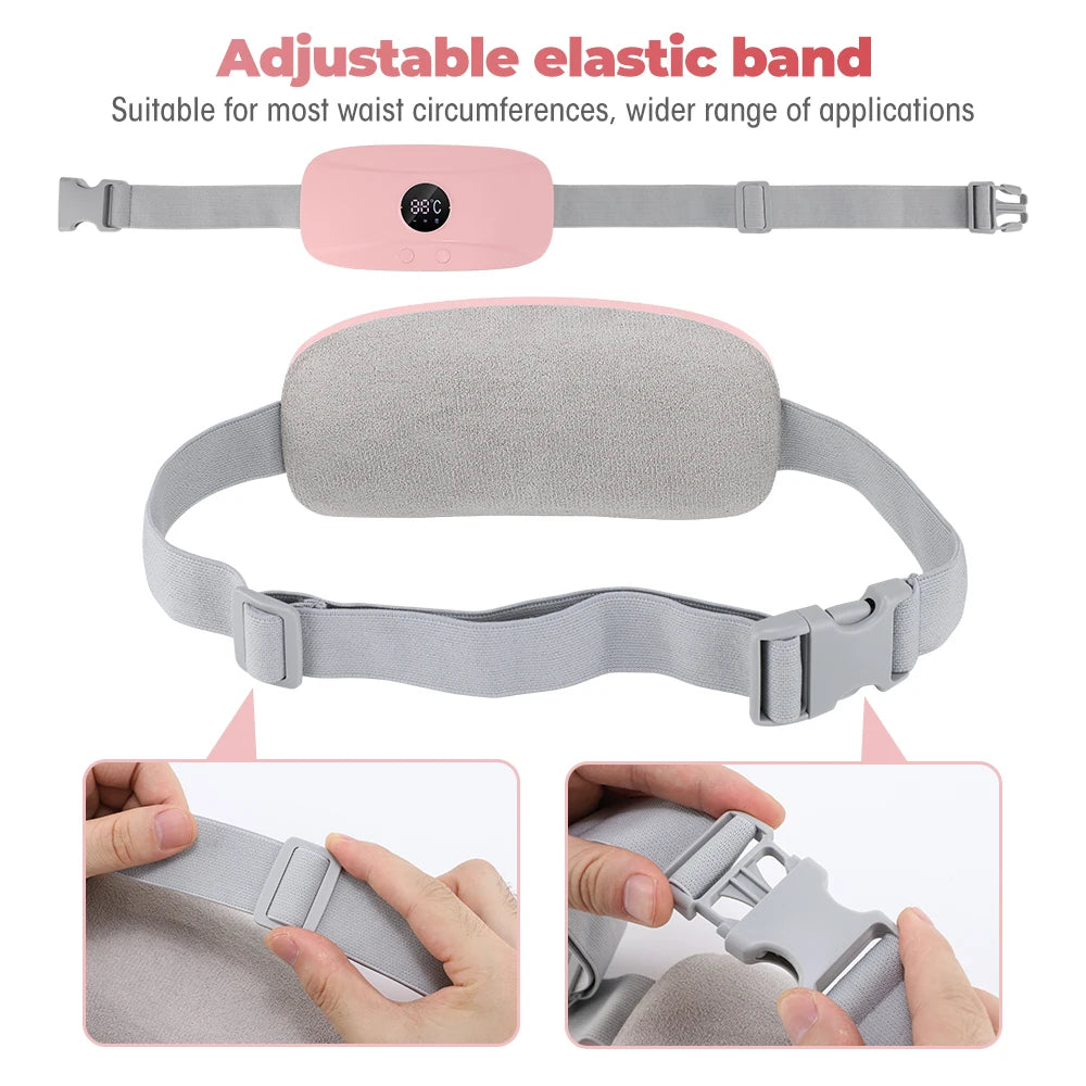 Electric Heating Waist Abdominal Menstrual Massage Belt