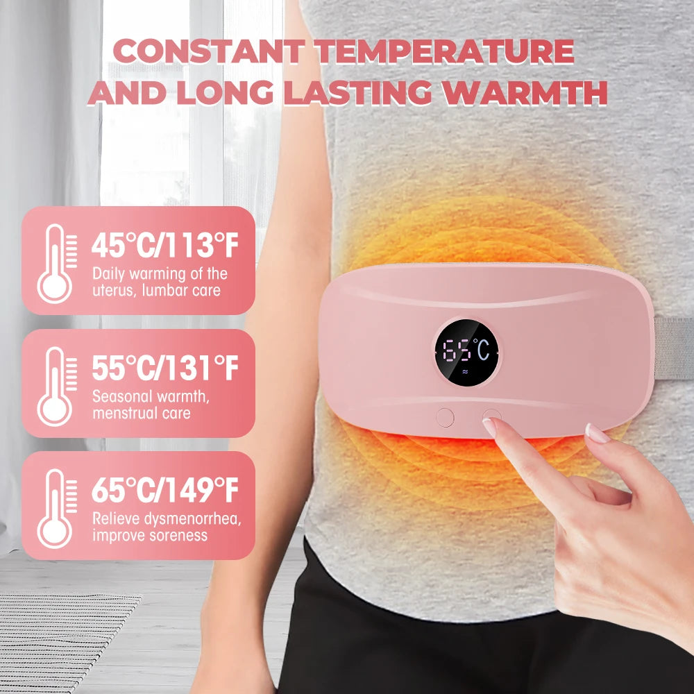 Electric Heating Waist Abdominal Menstrual Massage Belt