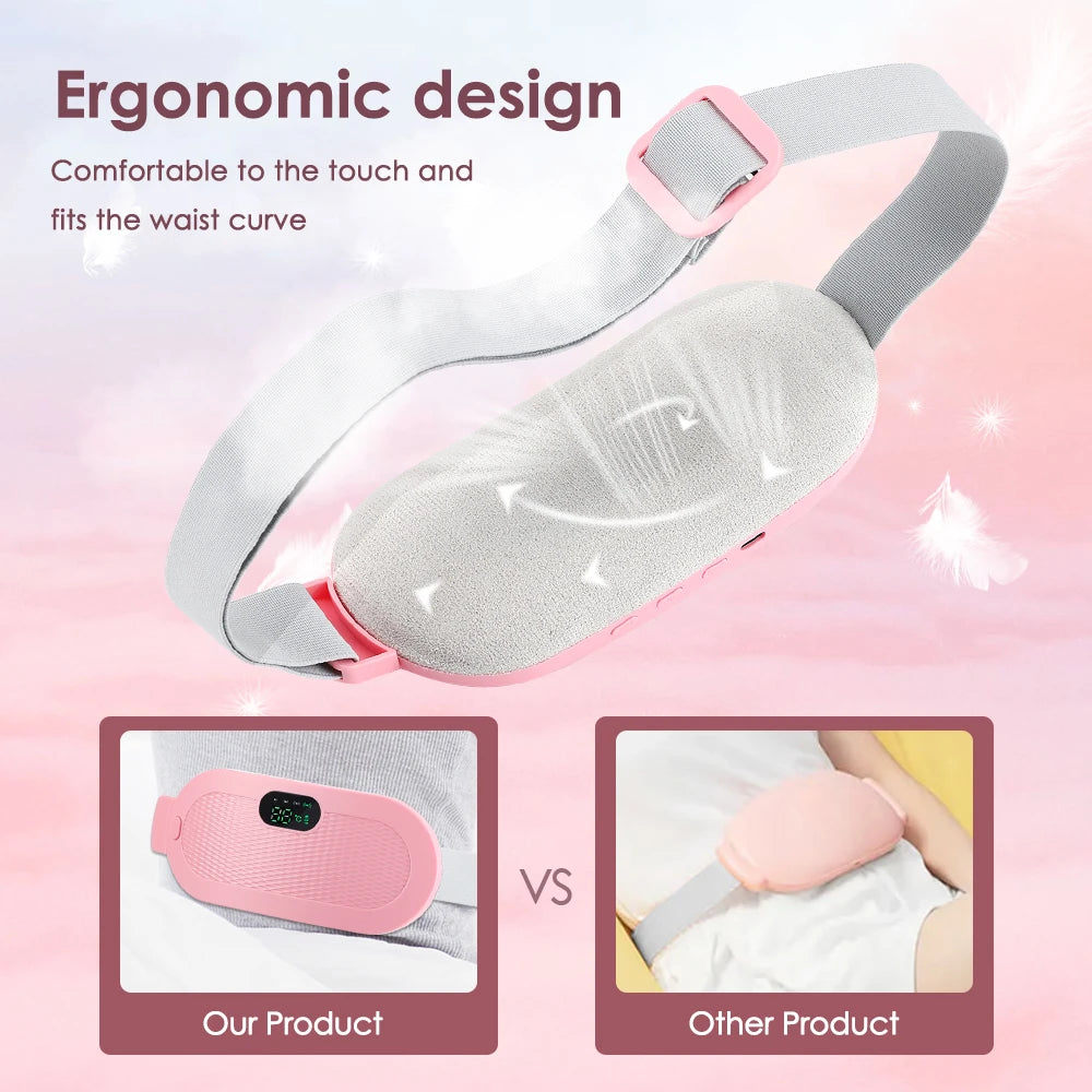 Electric Heating Waist Abdominal Menstrual Massage Belt