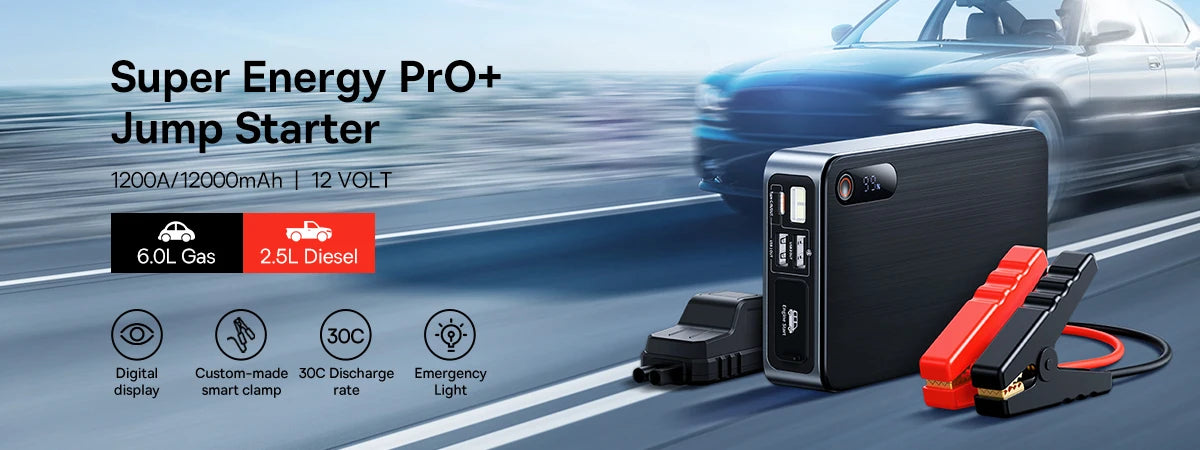 BASEUS Mini Portable Car Tire Inflator Smart Digital Inflatable Pump