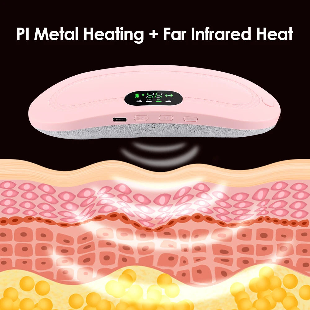 Electric Heating Waist Abdominal Menstrual Massage Belt